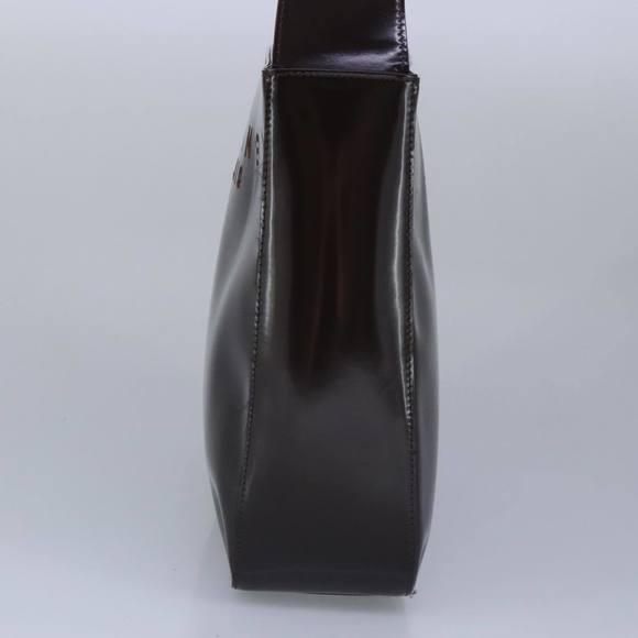 CELINE Shoulder Bag Enamel Brown Auth bs19881 - Picture 4 of 16